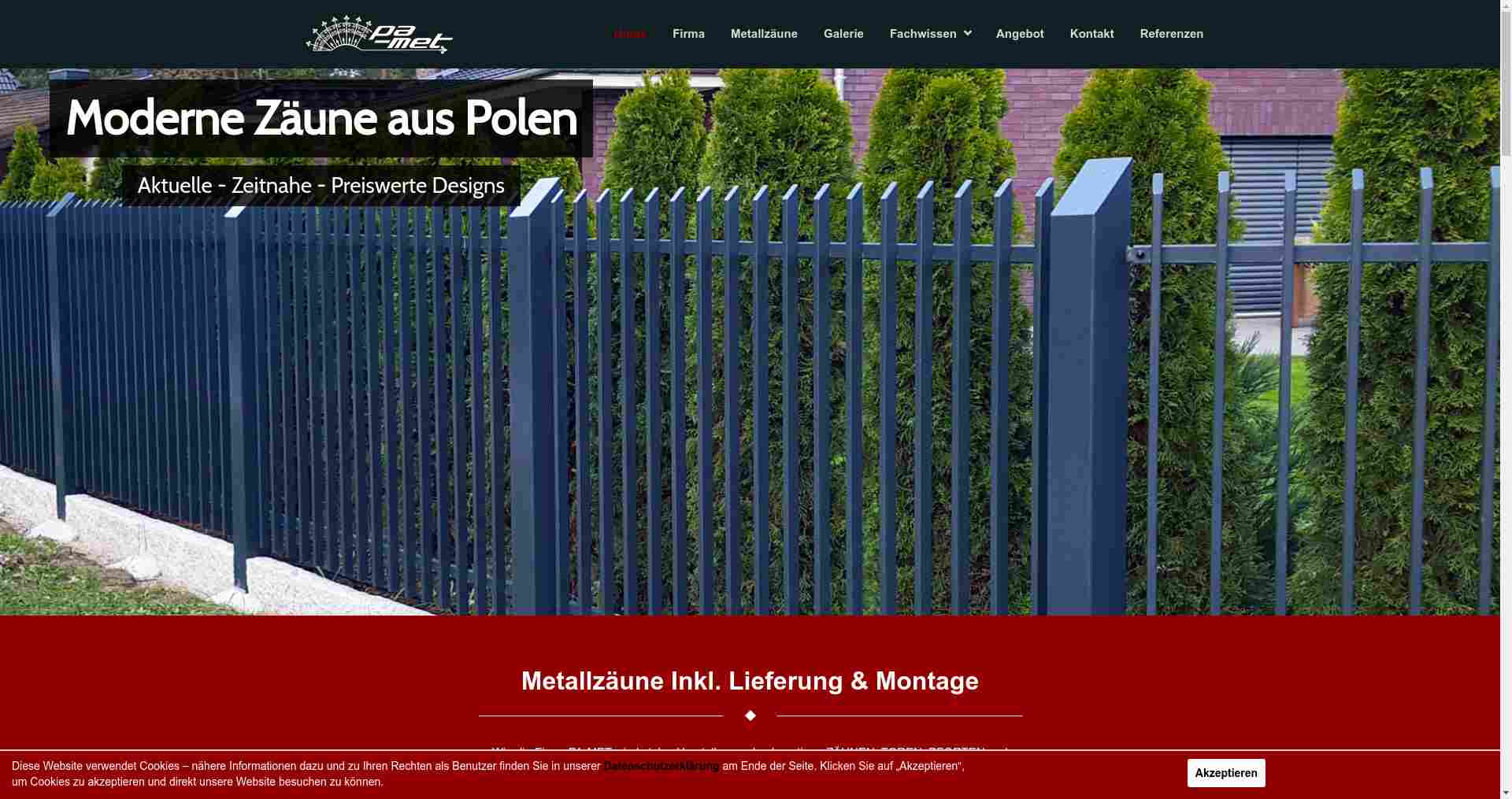Pa met.com zaunbau polen